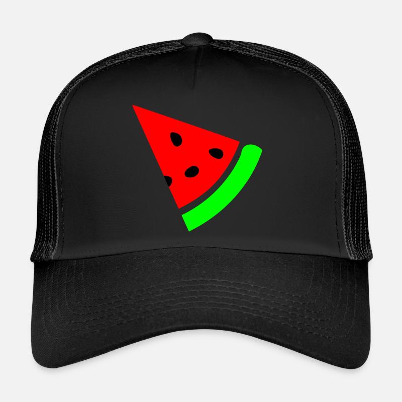 Pastèque - Casquette trucker  - noir/noir