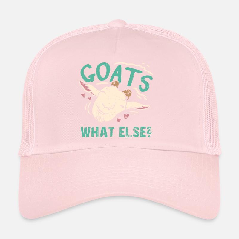 Goats, what else? Funny goat design Trucker Cap
