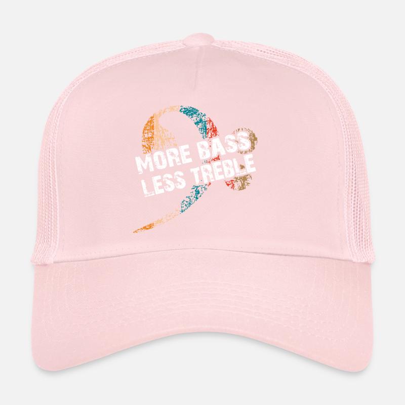 Plus Bass Please Clé de fa pour bassistes Casquette trucker 