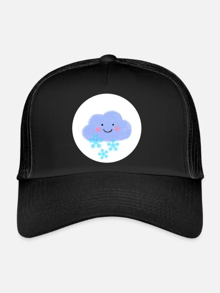 Lucky Bears,Costume,Snow, Cloud, Ice - Trucker Cap - black/black - Front