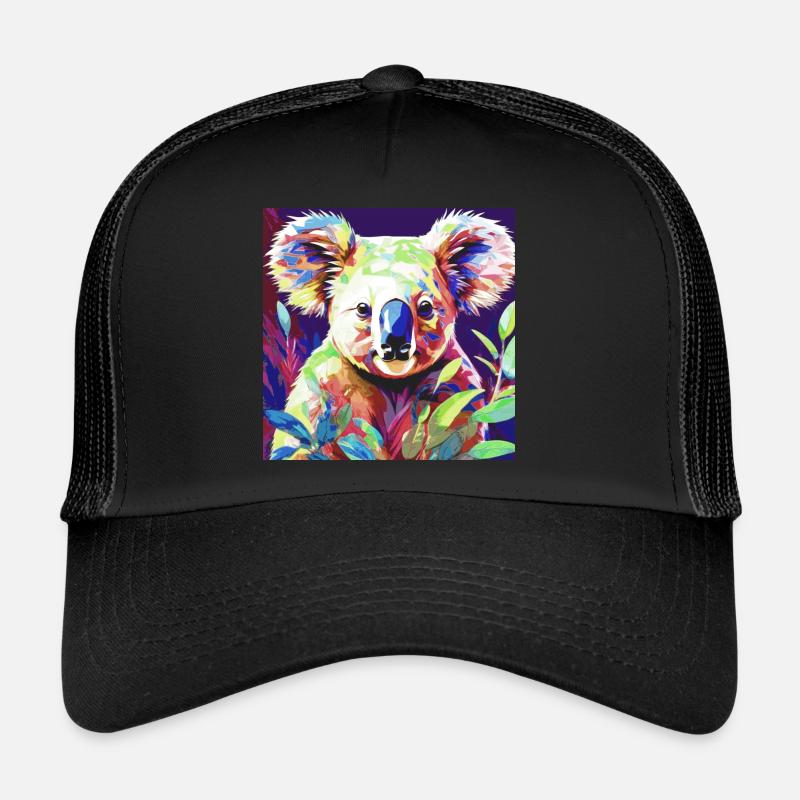 Koala, koala ours, illustration Casquette trucker 