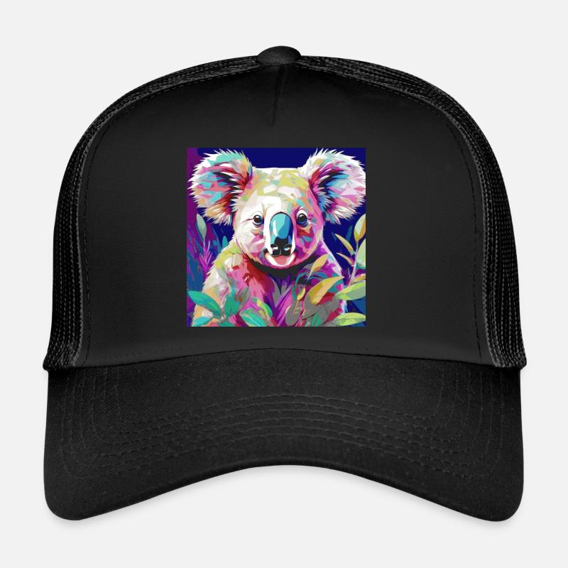 Koala, koala ours, illustration, coloré Casquette trucker 