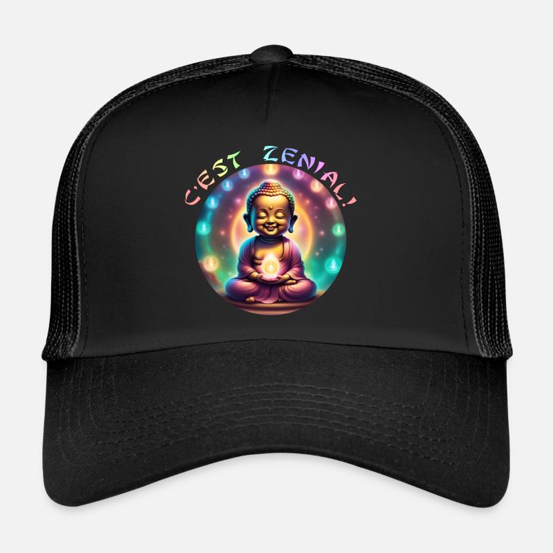 C'est Zenial - Casquette trucker - noir/noir
