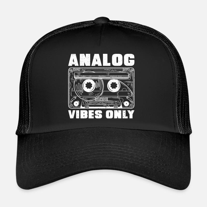 Analog Vibes seulement - cadeau de mélomane Casquette trucker 