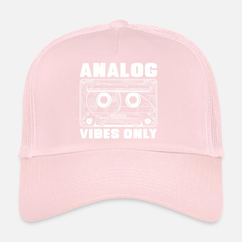 Analog Vibes Only - Music Lover Gift Trucker Cap