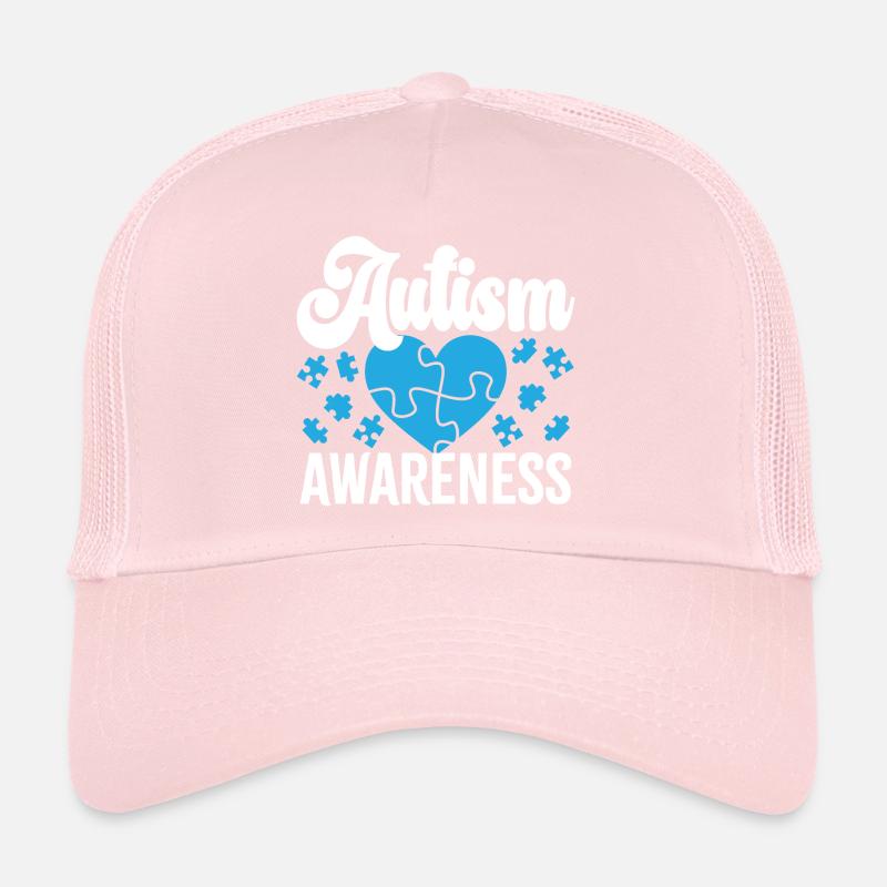 Sensibilisation à l’autisme Casquette trucker 
