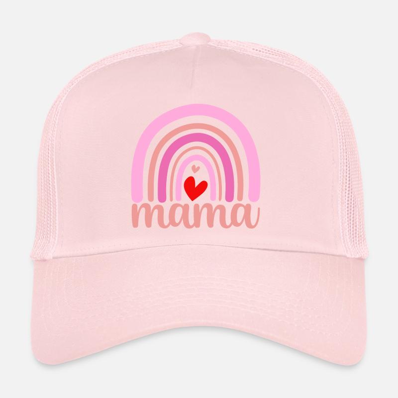 Regenbogen Mama Trucker Cap