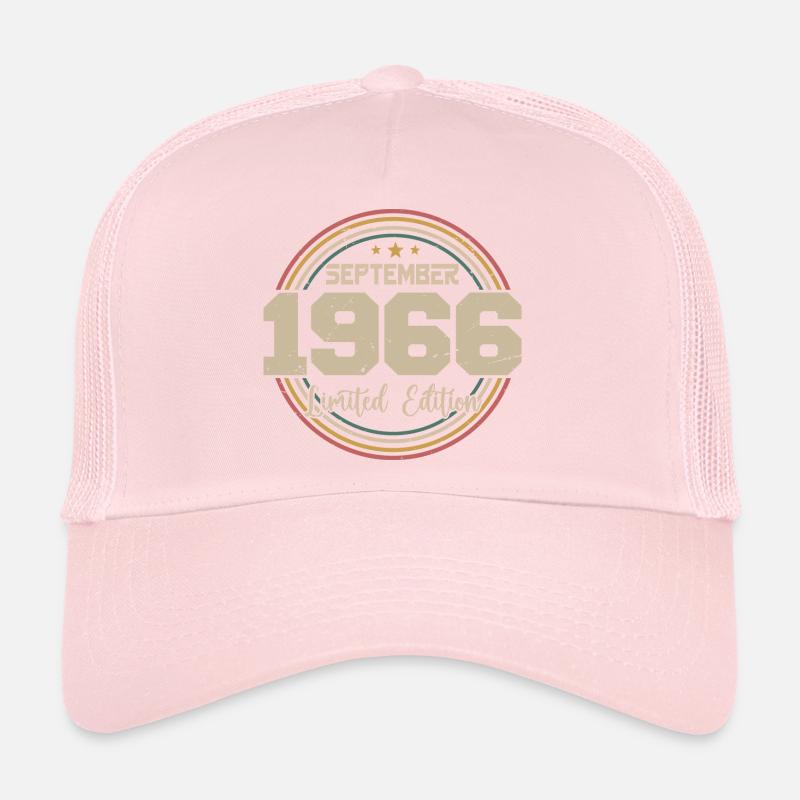 September 1966 Birthday Gift 1966 Trucker Cap