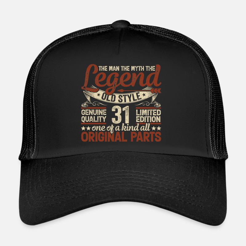 31 ans, Légendes 1993 Millésime 1993 Anniversaire Casquette trucker 