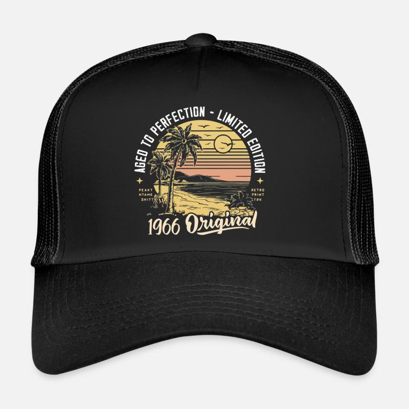 Original 1966 Vintage Birthday Gift 58 Years Trucker Cap
