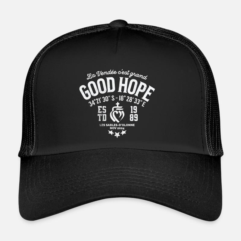 Vendée Good Hope Cape 2024 - Trucker Cap - Schwarz/Schwarz