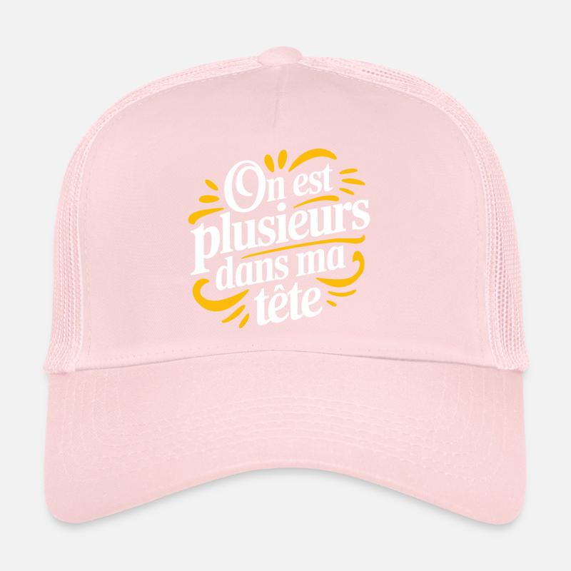 On est plusieurs dans ma tête Casquette trucker 