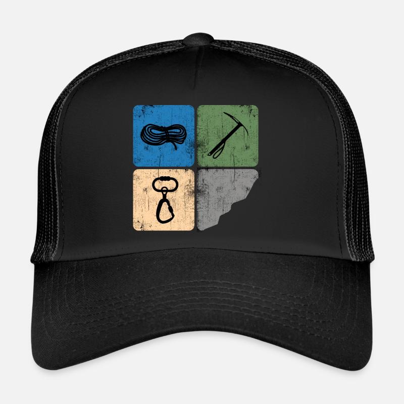 eisklettern bergsteiger alpinist klettern Trucker Cap