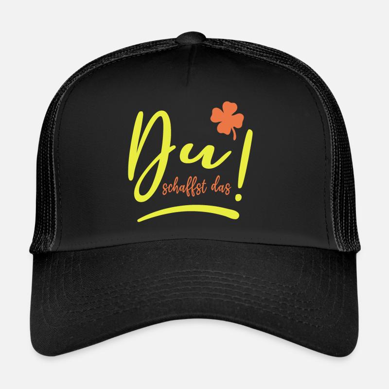 Du schaffst das! - Mut machen - Glücksbringer Trucker Cap