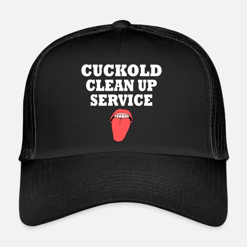 Cuckold cleanup service Trucker Cap