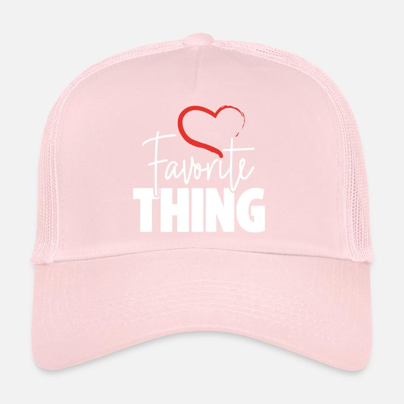 Chose préférée avec du cœur Casquette trucker 