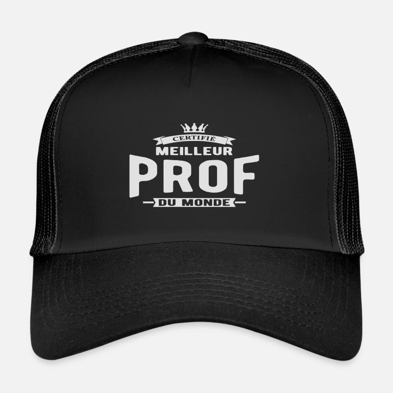 Meilleur prof du monde Casquette trucker 