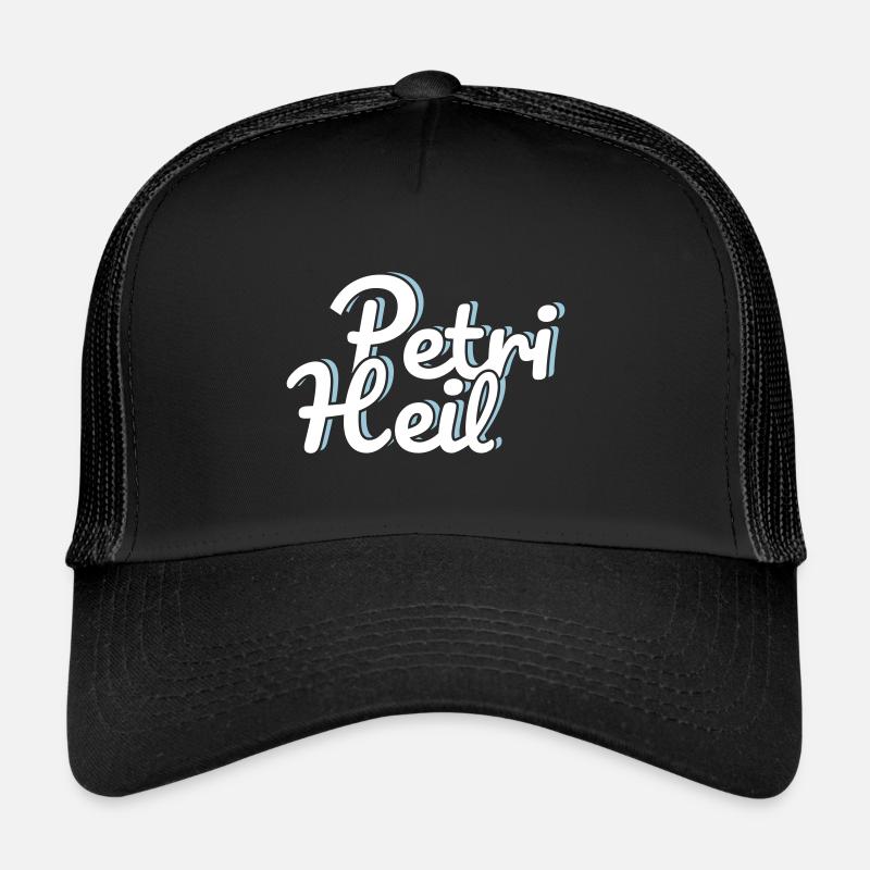 Petri Heil - Trucker Cap - Schwarz/Schwarz