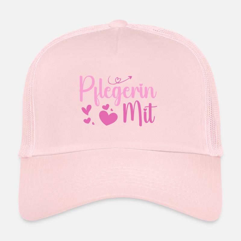 Pflegerin - Herz Symbol - Pflegefachfrau - DANKE Trucker Cap