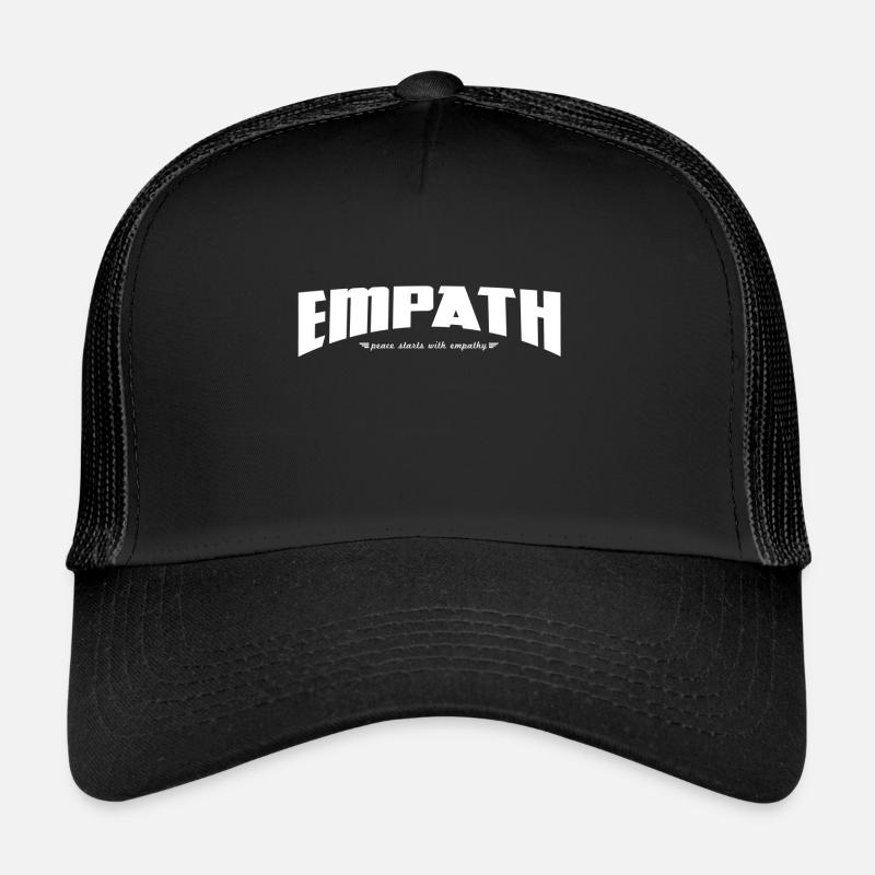 Empath white - Casquette trucker  - noir/noir
