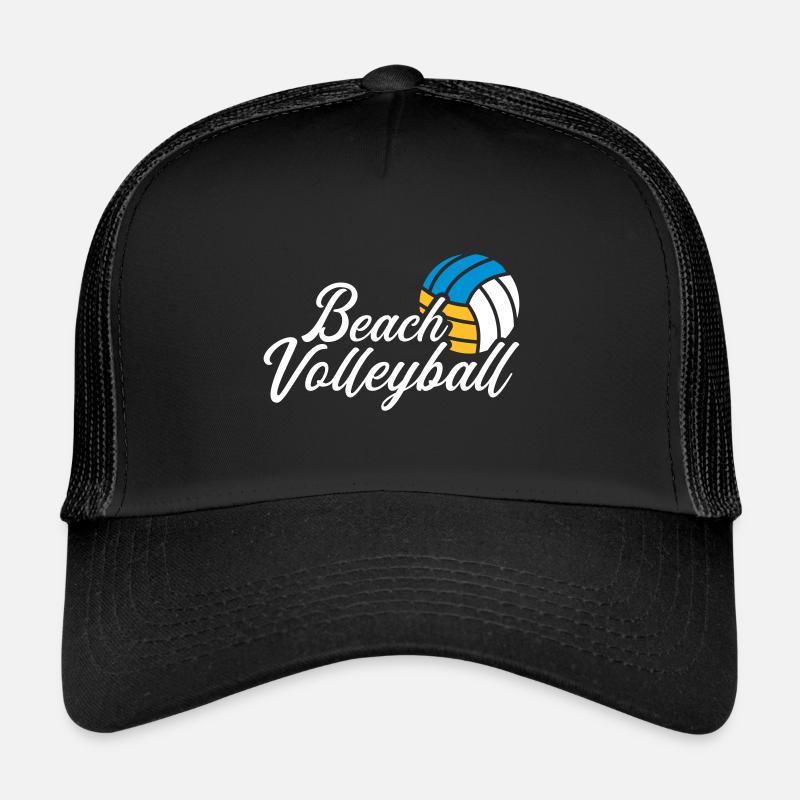 Beach-volley - Casquette trucker  - noir/noir