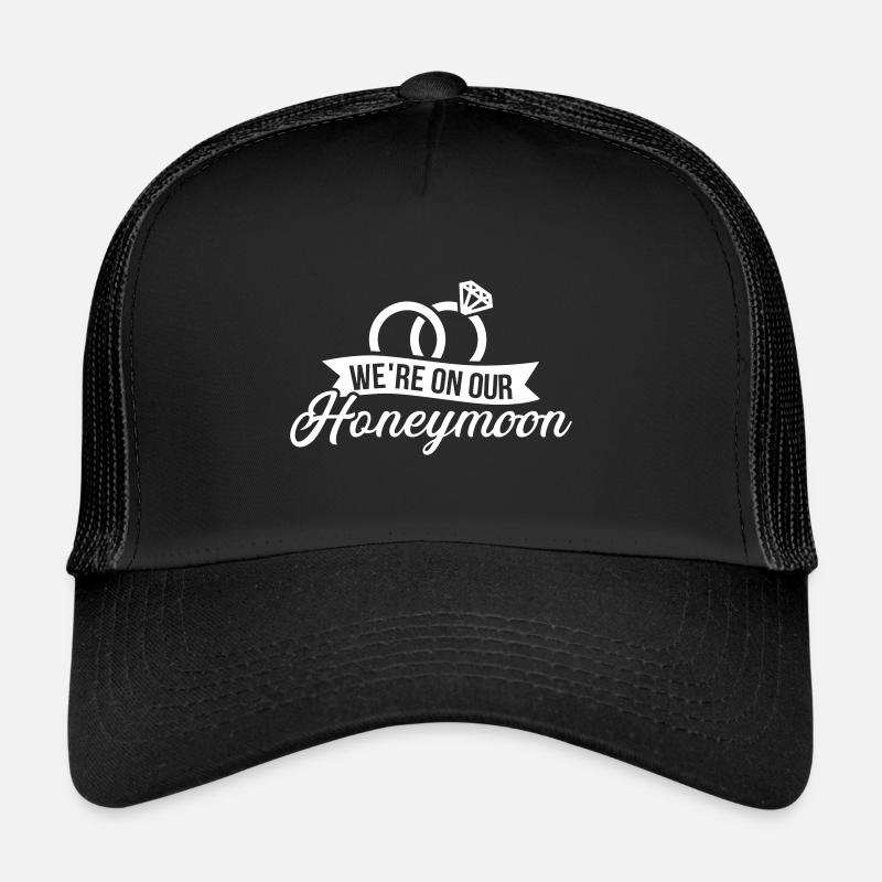 Flitterwochen - Trucker Cap - Schwarz/Schwarz