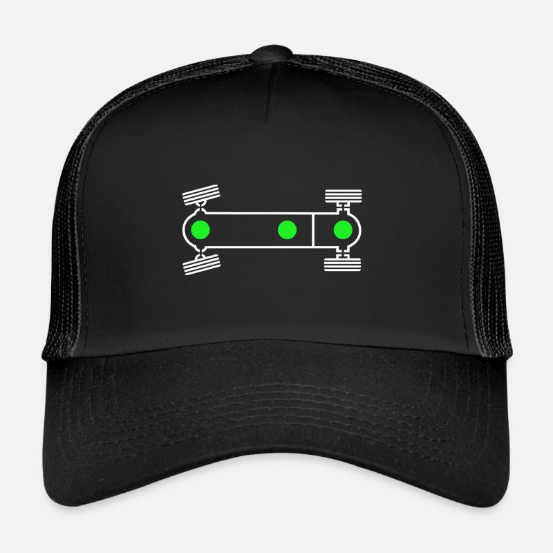 Syncro 4x4 Bus Differential Locks Symbol Camper Trucker Cap