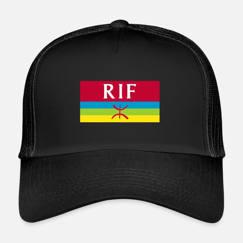 Rif - Casquette trucker  - noir/noir