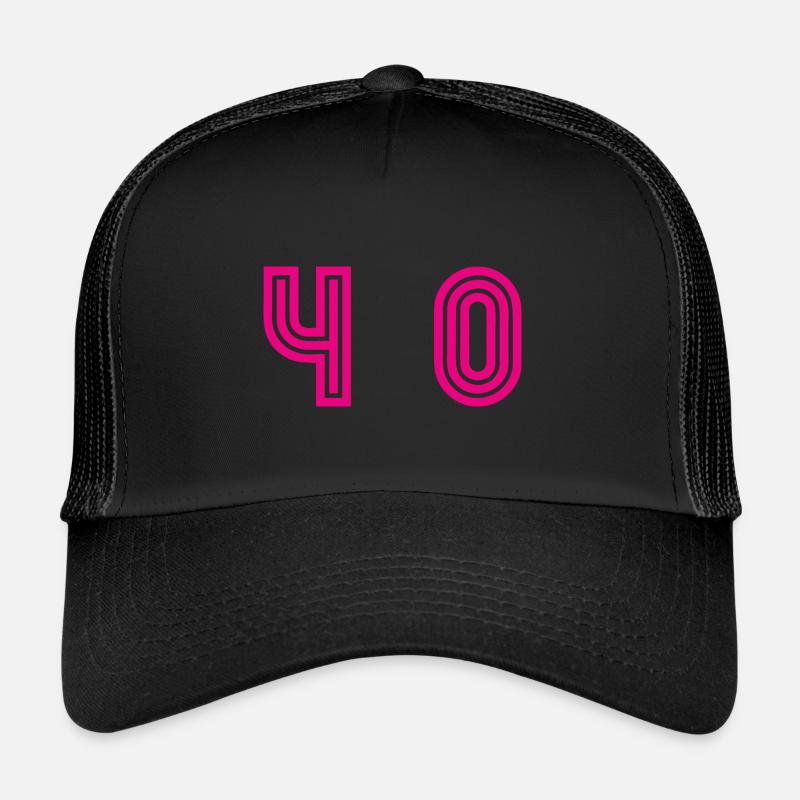 40. 40 ANS. 40e ANNIVERSAIRE. ANNIVERSAIRE 40 ANS. Casquette trucker 