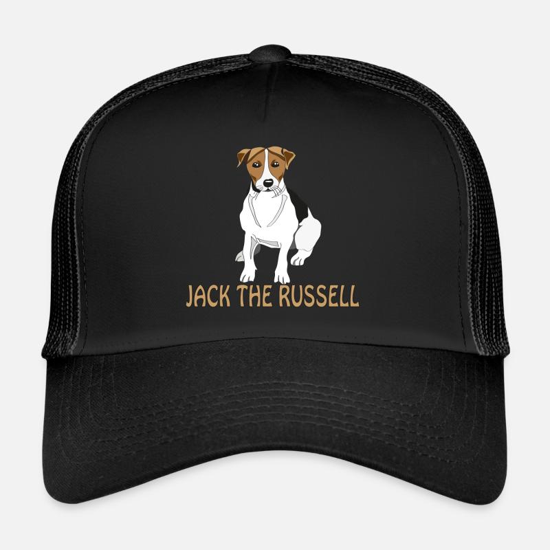 Jack Russell - Casquette trucker  - noir/noir