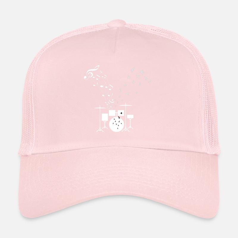 Drums Schlagzeug Drummer Trommel Geschenk Trucker Cap
