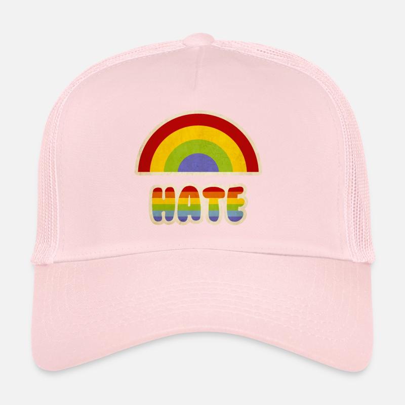 Regenbogen Hass Parodie Trucker Cap