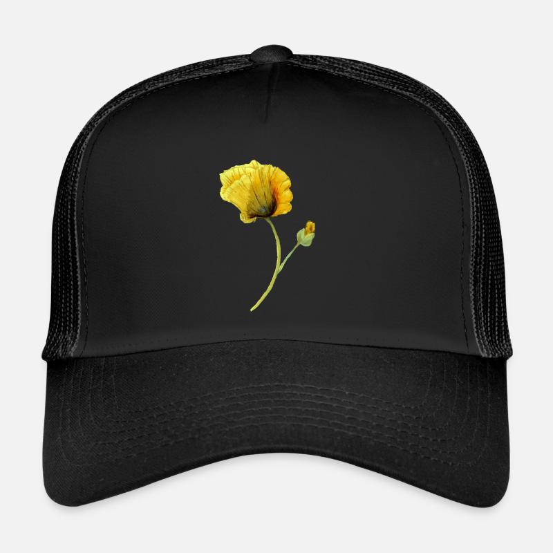 fleur Casquette trucker 