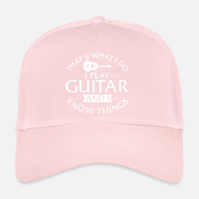 I Play Guitar And I Know Things Casquette trucker 