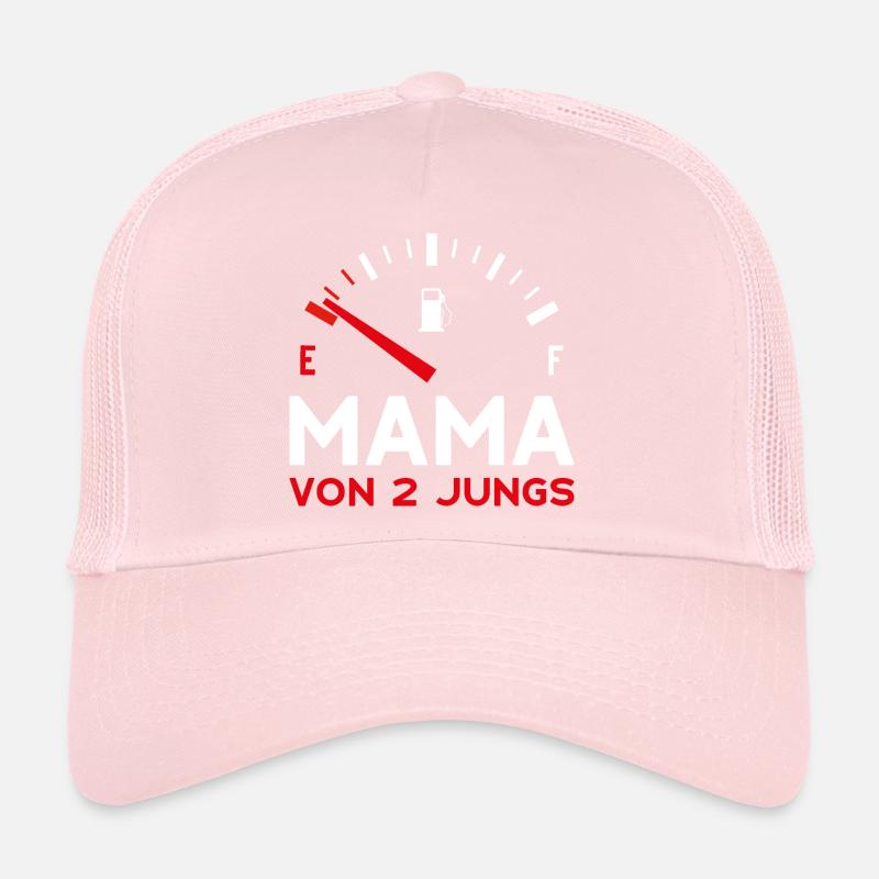 MAMA 2 JUNGEN ZWEI SÖHNE MUTTERTAG Trucker Cap