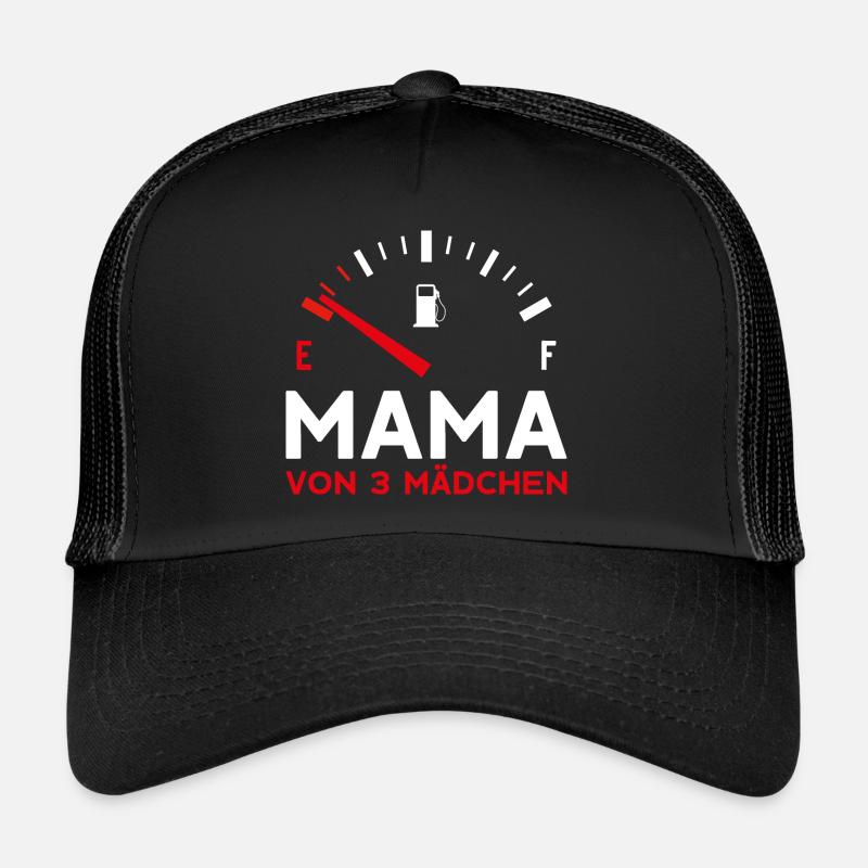 MAMA 3 MÄDCHEN DREI TÖCHTER MUTTERTAG Trucker Cap