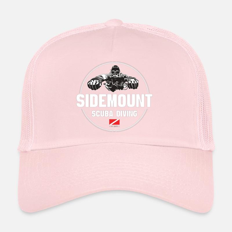 Sidemount Diver Gift Diving Trucker Cap