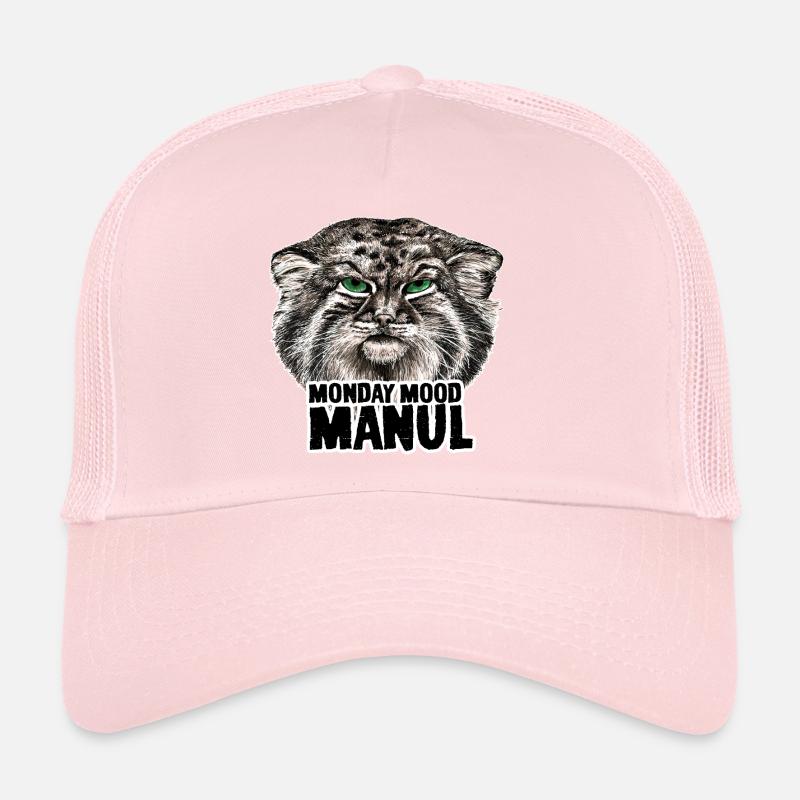 Manul schwarz Trucker Cap