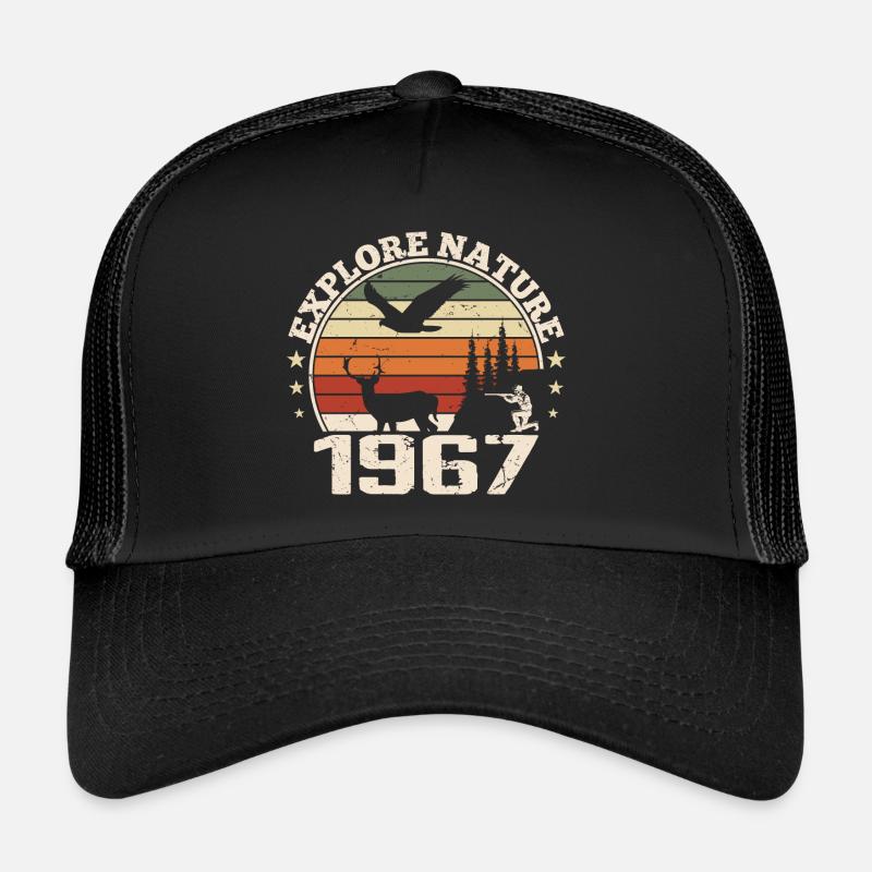 1967 Klassisches Jäger-Jubiläumsgeschenk 1967 Trucker Cap