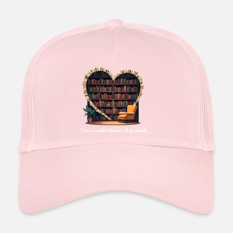 Je suis dans une relation engagée avec ma bibliothèque Casquette trucker 