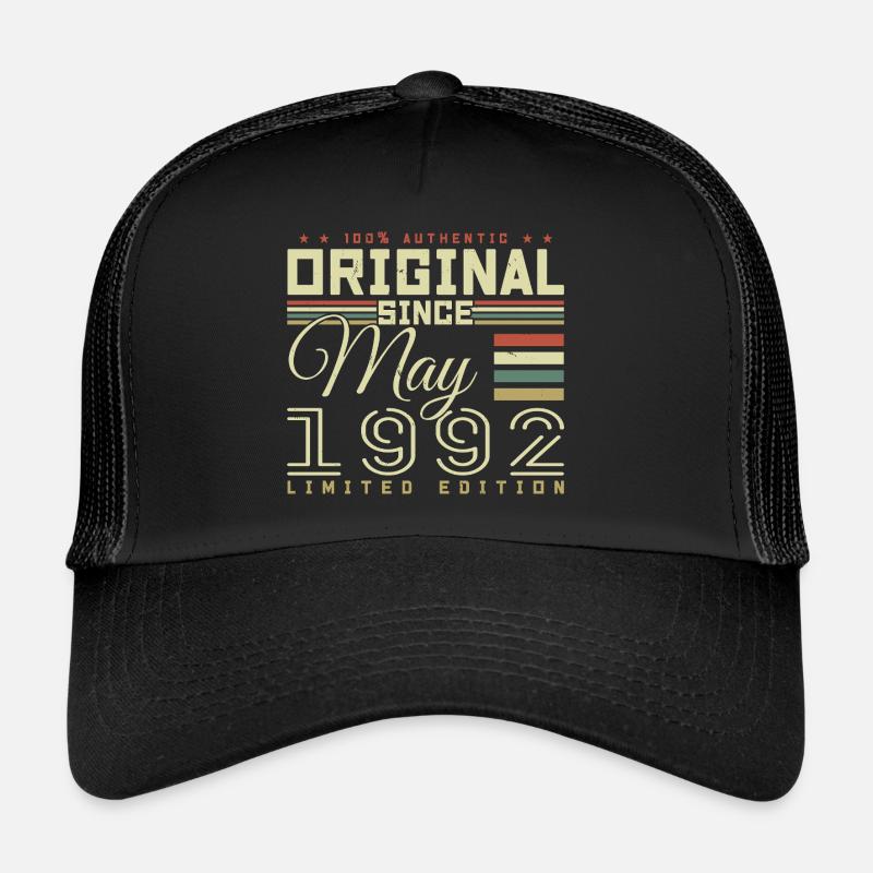 Cadeau Anniversaire Mai 1992, Gift May 1992 Casquette trucker 