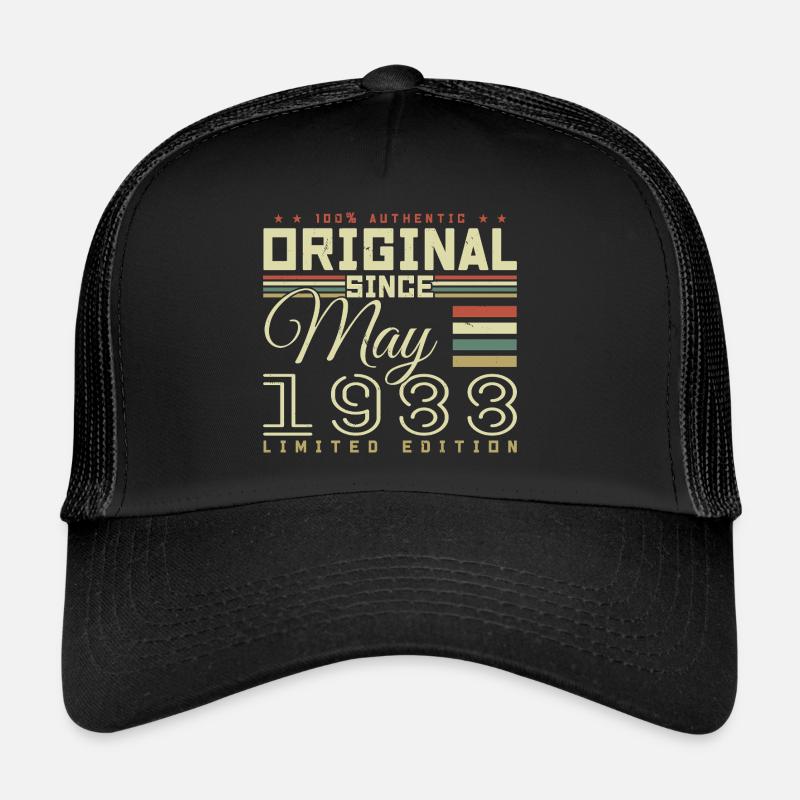 Cadeau Anniversaire Mai 1988, Gift May 1988 Casquette trucker 