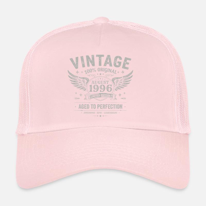 Né en Août 1996, Construit Août 1996 - August 1996 Casquette trucker 