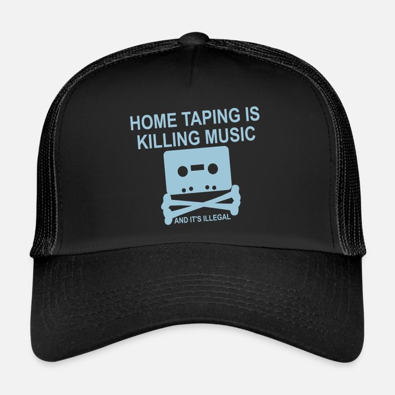 Personalize: Home Taping - Trucker Cap - black/black