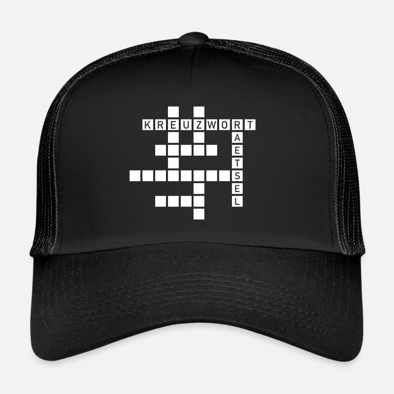 Mots croisés Casquette trucker 