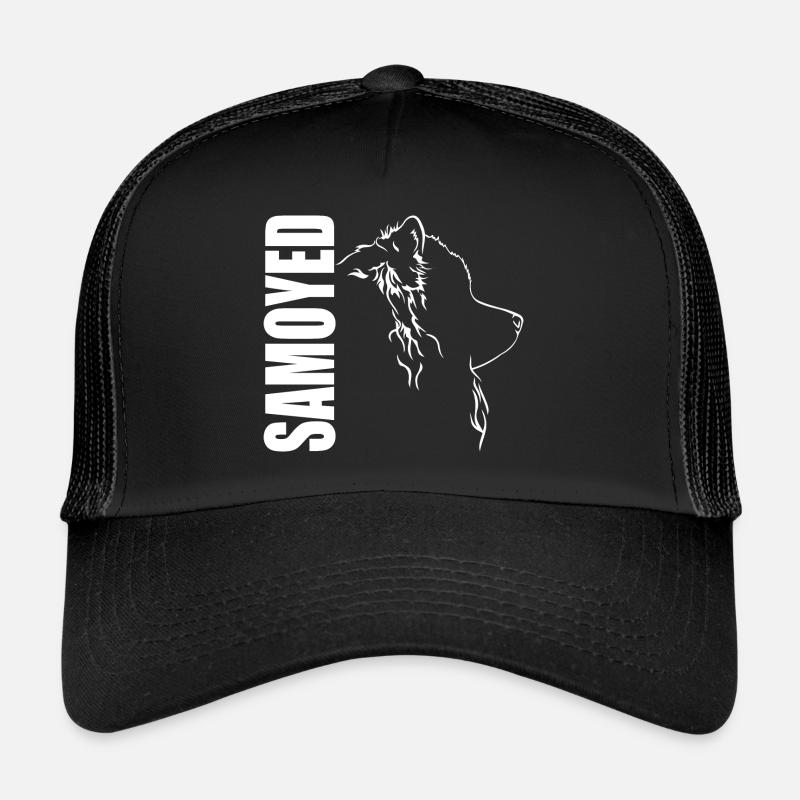SAMOYED Profil Chiens Chien Wilsigns Casquette trucker 