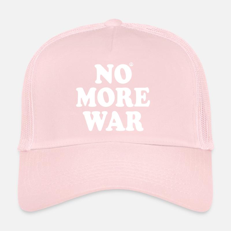 No more war Casquette trucker 