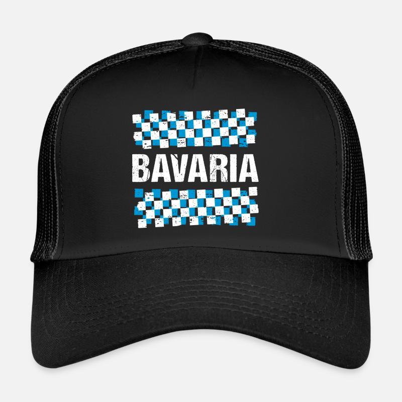 Bavière Drapeau bavarois Bavière Casquette trucker 