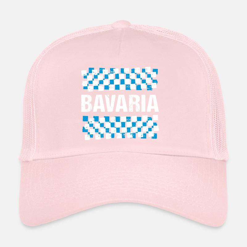 Bavière Drapeau bavarois Bavière Casquette trucker 