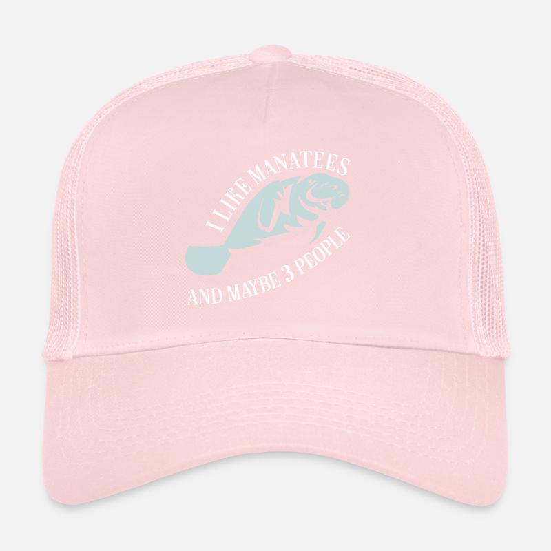 I love manatees, the floaty potatoe Trucker Cap